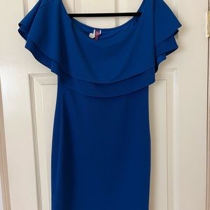 Kate’s Blue off the Shoulder Dress
